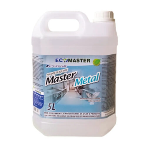 2049 - MASTER METAL 500ML-BRILHA-INOX-POLIDOR-INOX-FERRAMENTAS-INOX-ALIMENTICIO-FERRAMNETAS 5L