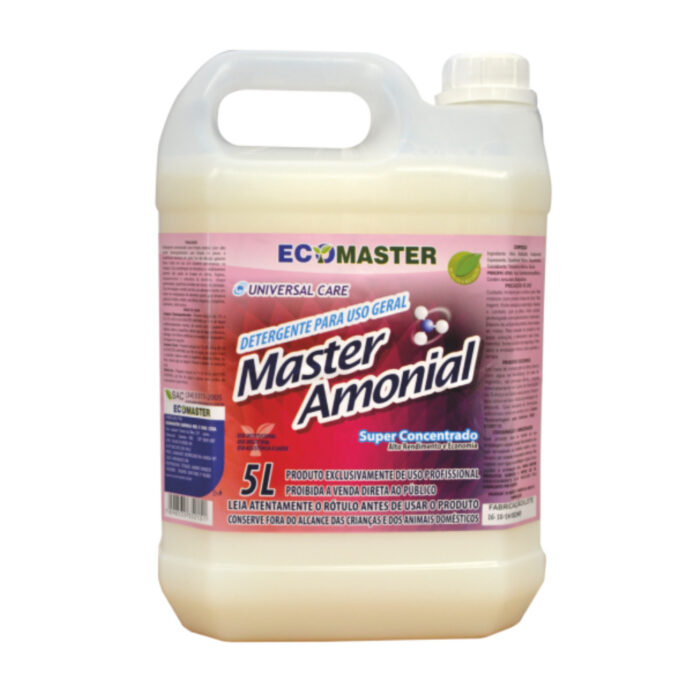 2286 - MASTER AMONIAL 5L-LIMPEZA-SUPERFICIES-LAVAVEIS-FOGOES-COIFAS-ALUMINIO-CHAPA GALVANIZADA