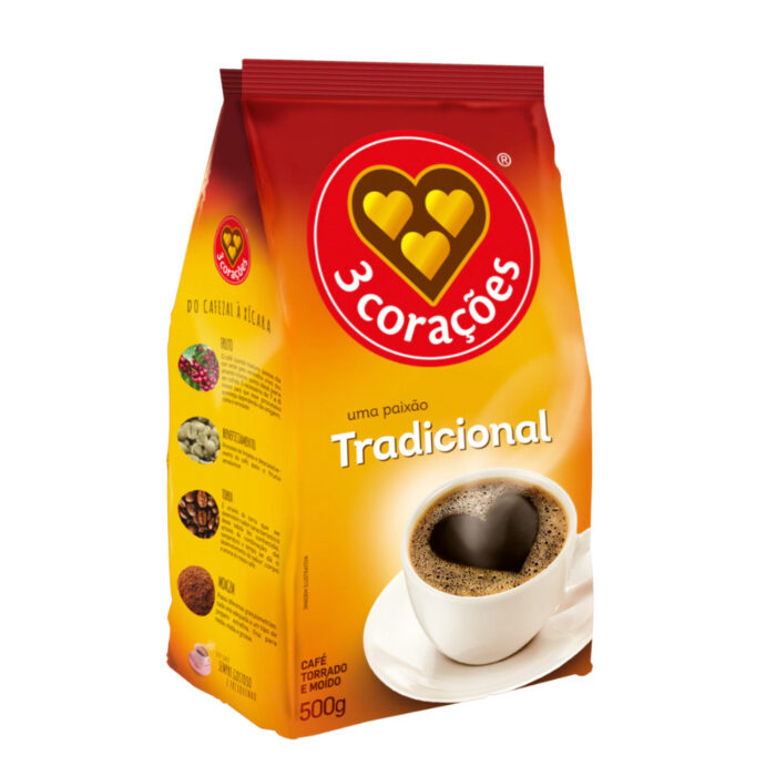 Café Tradicional 3 Corações 500g