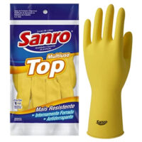 Luva Latex Amarela XG Top Sanro - Imagem 2