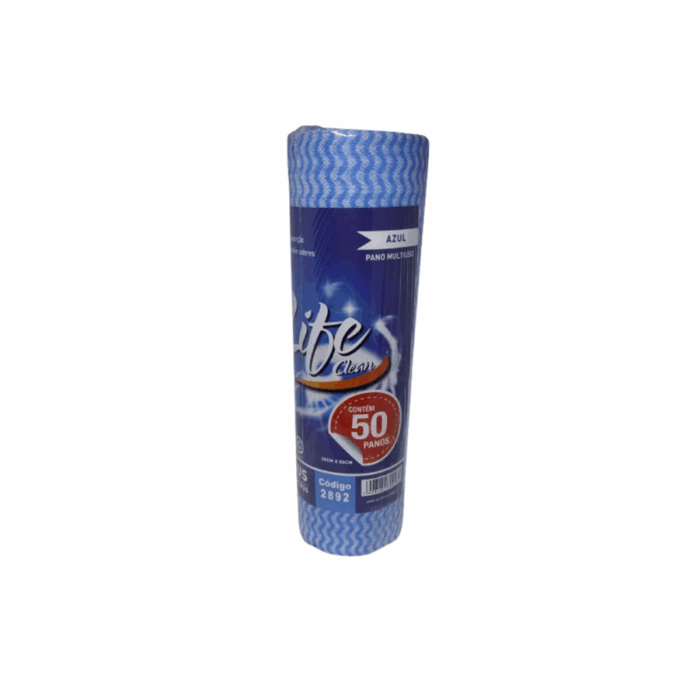 PANO BOBINA 25MX28 AZUL LIFE CLEAN