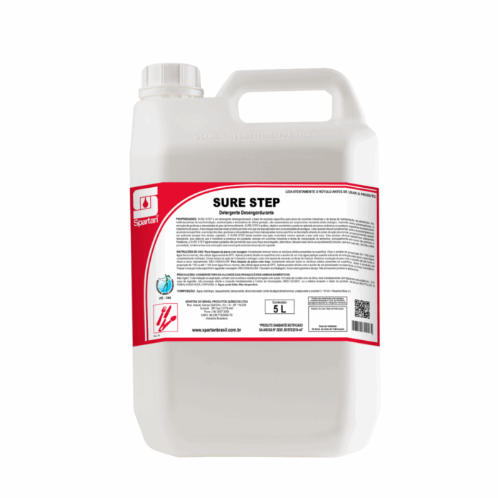 DETERGENTE DESENGORDURANTE ENZIMATICO SURE STEP 5L