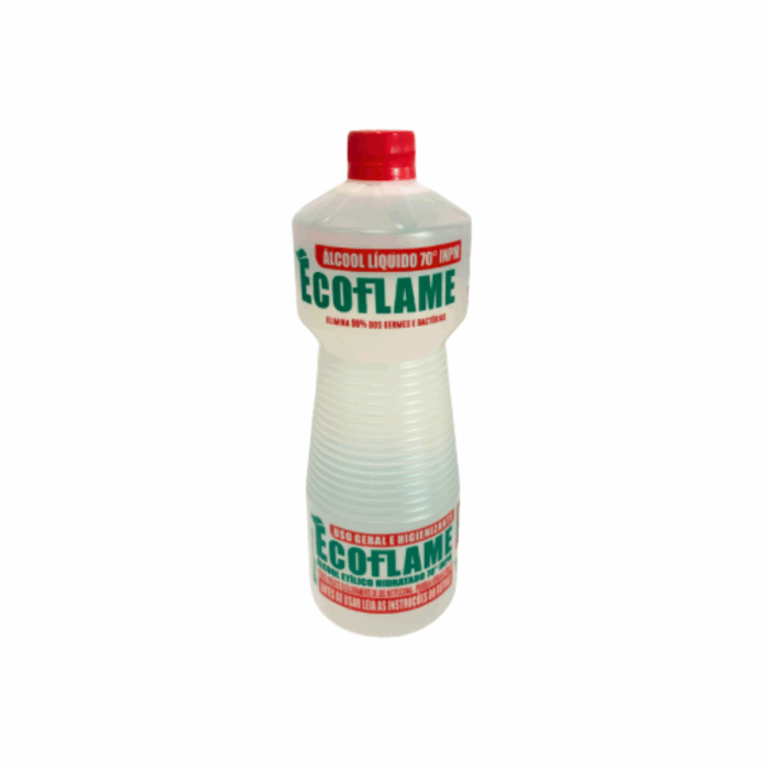 ALCOOL FRASCO 70 INPM ECOFLAME 1L