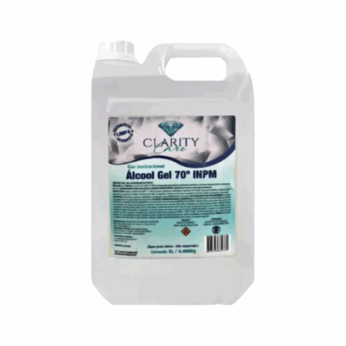 ALCOOL GEL 70 ANTISSEP CLARITY 5L