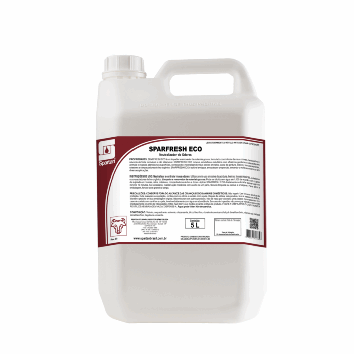 NEUTRALIZADOR DE ODORES SPARFRESH ECO SPARTAN 5L