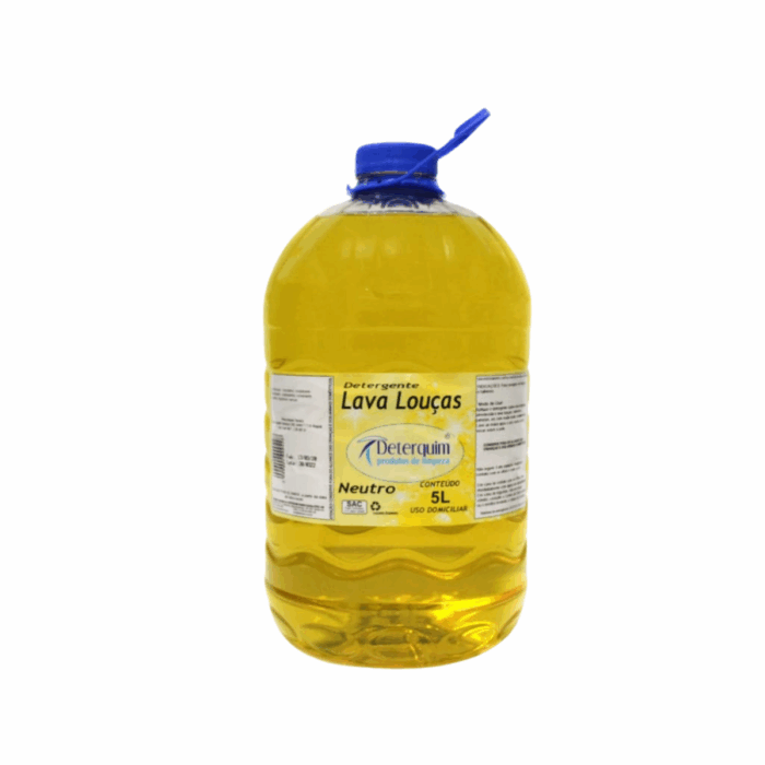 DETERGENTE LÍQUIDO NEUTRO DETERQUIM 5L