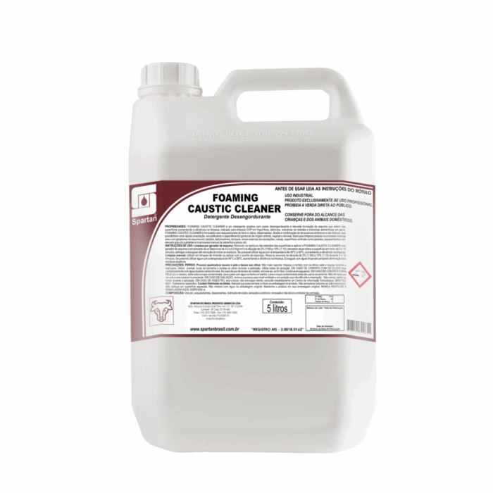 DETERGENTE DESENGORDURANTE FOAMING CAUSTIC CLEANER SPARTAN