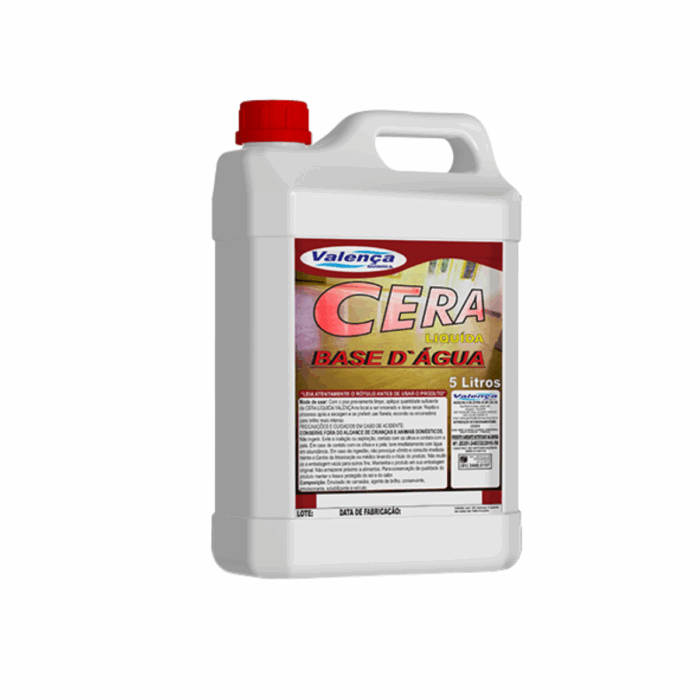 CERA LIQUIDA BASE D'AGUA INCOLOR VALENCIA 5L